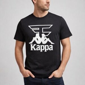 Kappa‎ Faze Clan Black T Shirt Mens Medium Authentic Collaboration